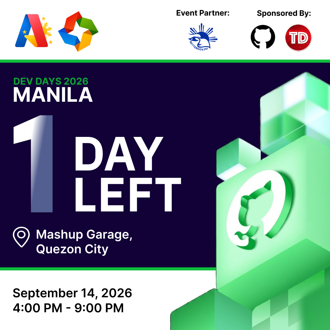 GITHUB DEV DAYS MANILA 2026